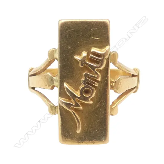 21CT RING, 7.3gms SIZE N