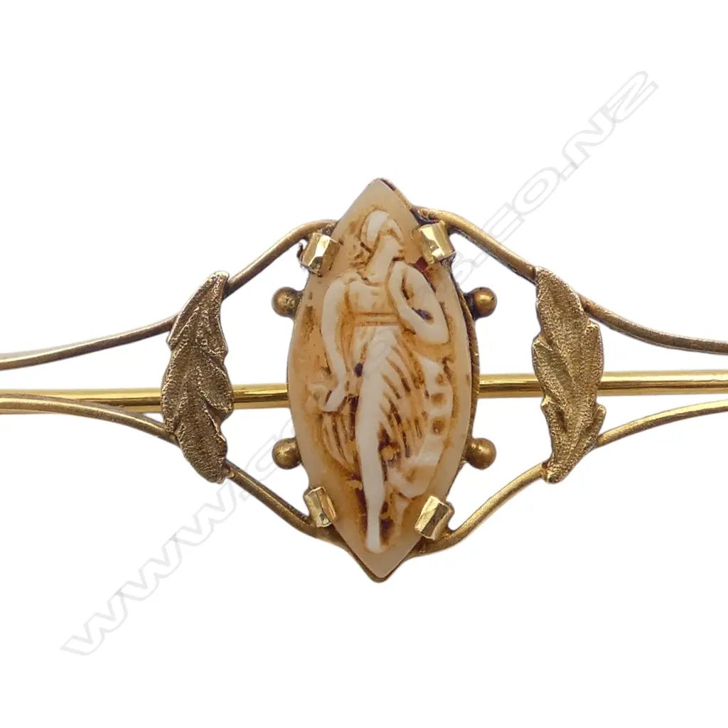 18ct? GOLD BROOCH 5.42gms Image 1++