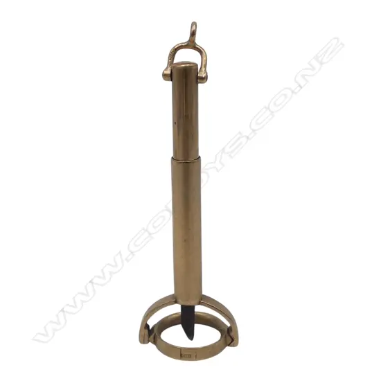9CT CIGAR PIERCER L.65mm, 8.4gms