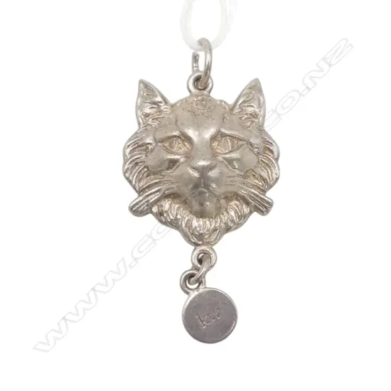 KAREN WALKER STG SILVER CAT PENDANT/CHARM 12.04gms
