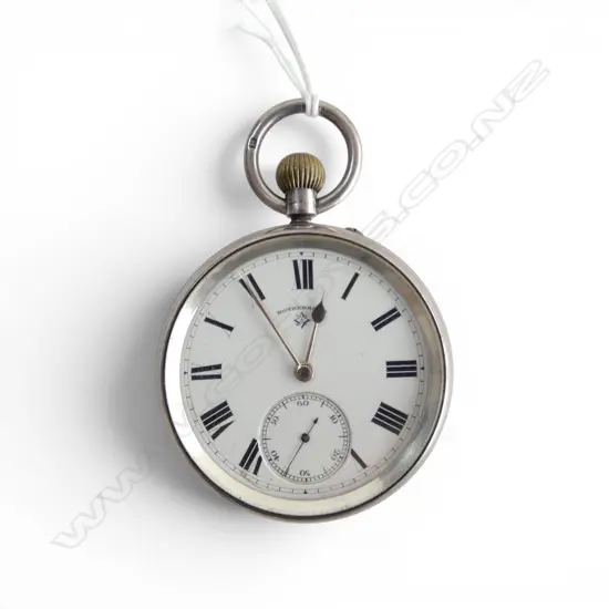 SILVER CASED ROTHERHAM POCKET WATCH, Birmingham 1911, running