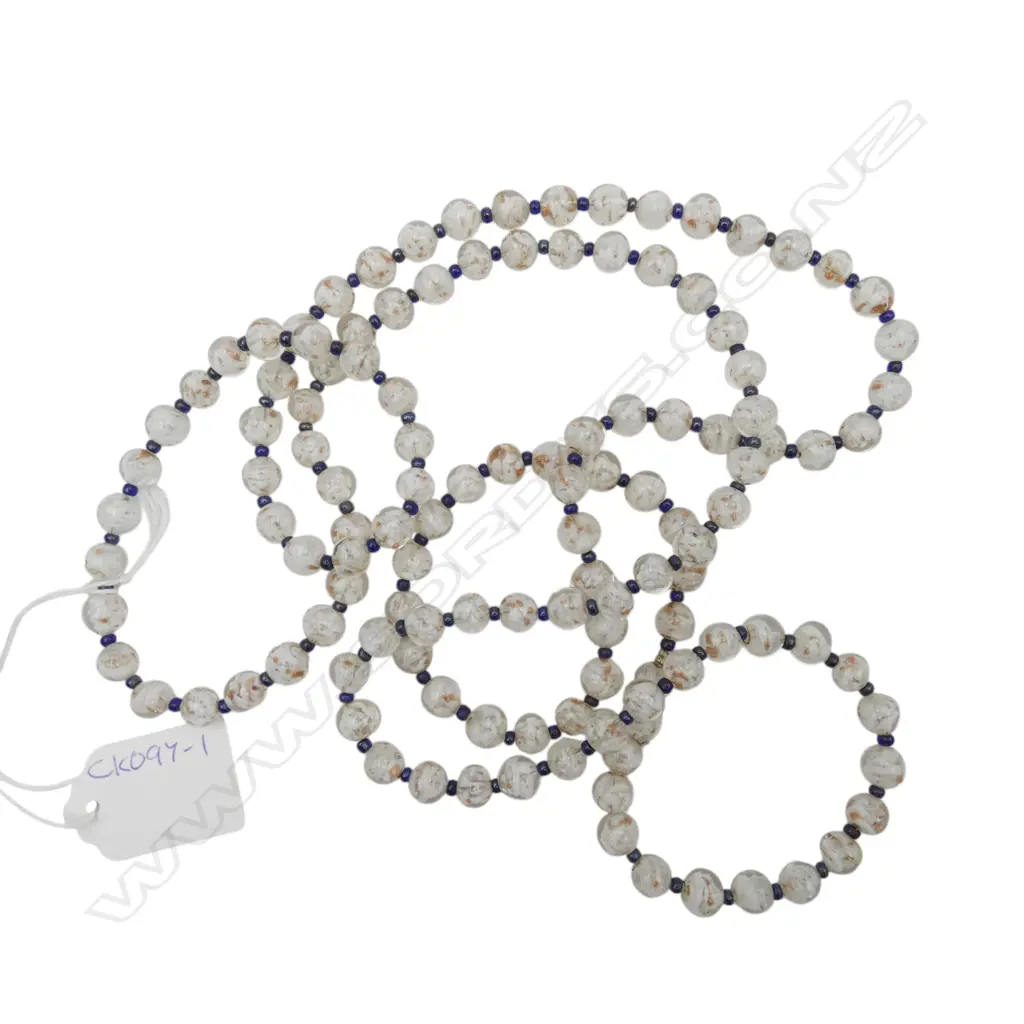 OPERA LENGTH MURANO BEAD NECKLACE Image 1++