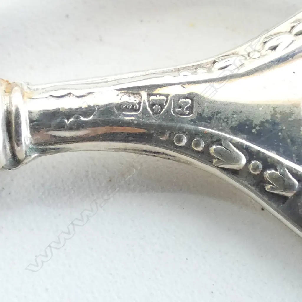 6 PRS SCISSORS, STG SILVER HANDLES L.110mm Image 1++