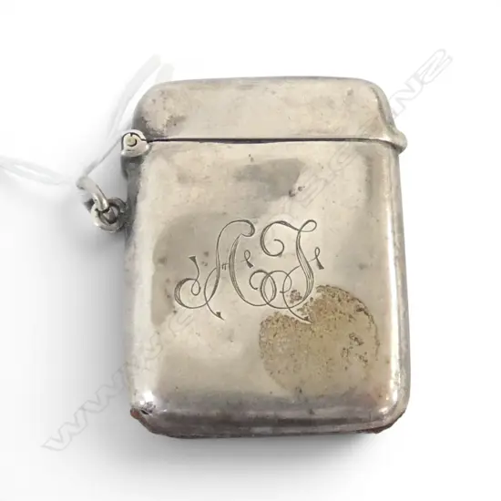 STG SILVER PLAIN VESTA W SUSPENSION LOOP Birmingham 1922. 22gms
