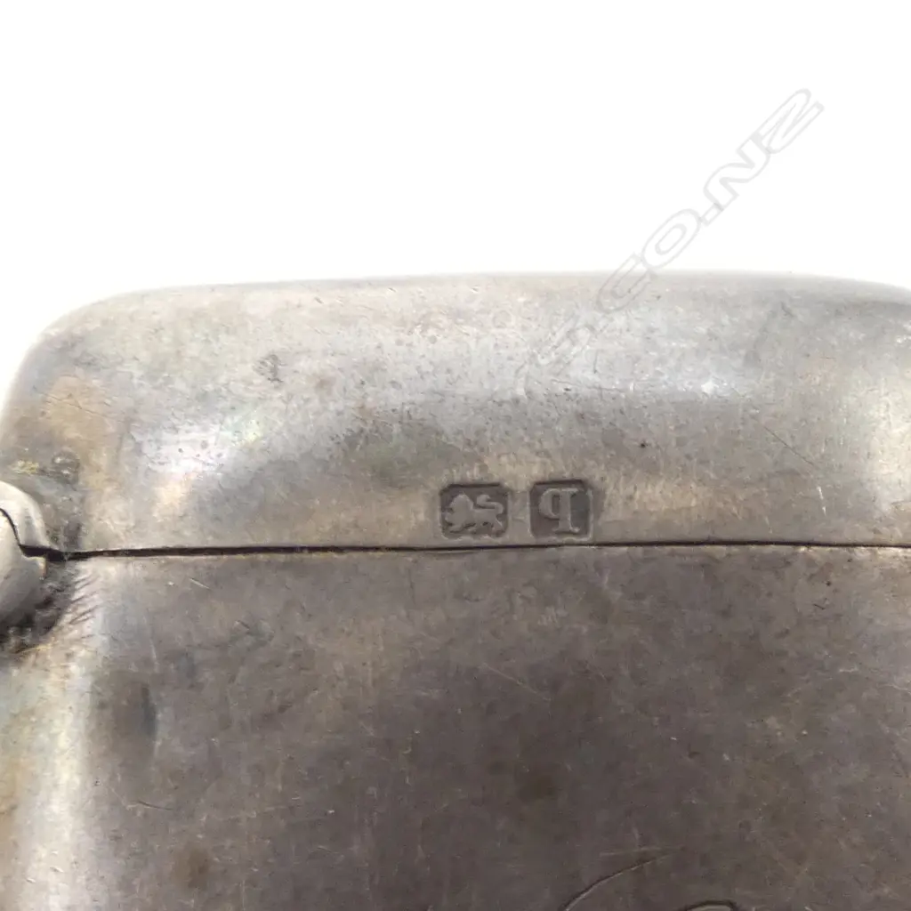 STG SILVER PLAIN VESTA W SUSPENSION LOOP Birmingham 1915. 19gms Image 1++