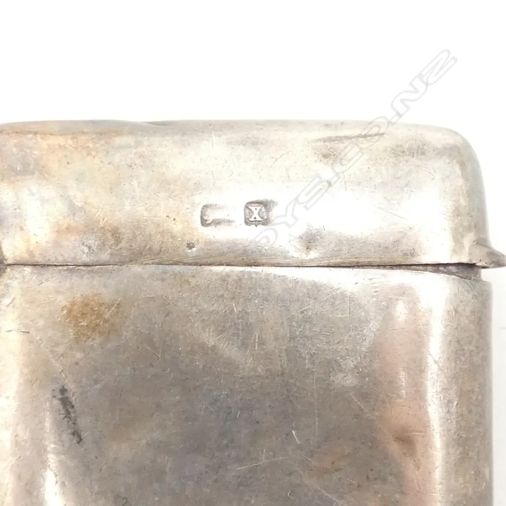 STG SILVER PLAIN VESTA W SUSPENSION LOOP Birmingham 1922. 20.8gms Image 1++