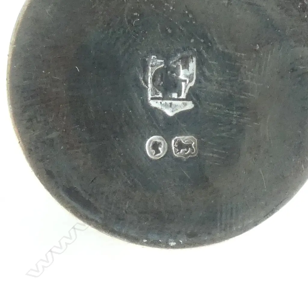 3 PCES STG SILVER; NAPKIN RING, POCKETWATCH HOLDER & BURNER STAND (WEIGHTED), 86gms TW Image 1++