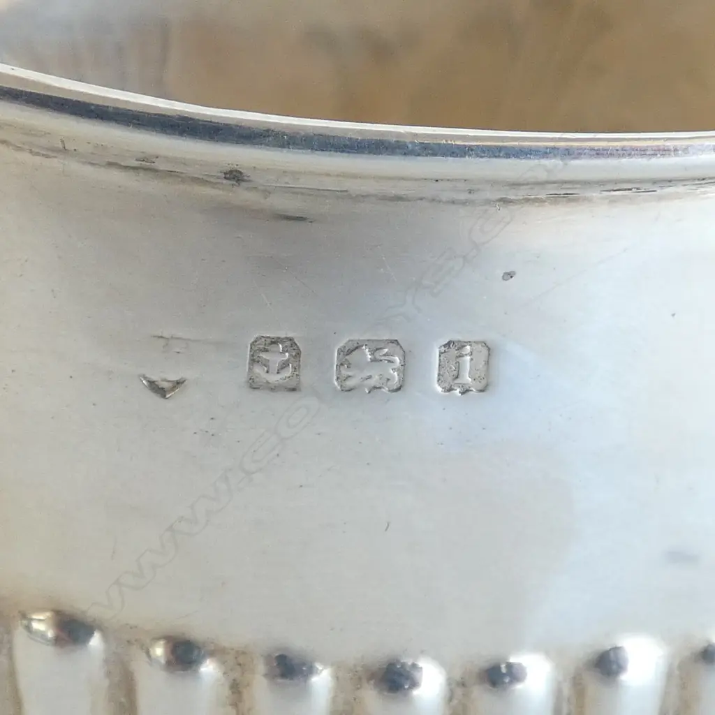 STG SILVER CREAM JUG, BIRMINGHAM 1908, 44gms Image 1++