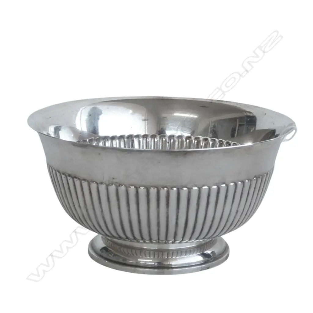 FISHER STG SILVER BOWL, H.105mm, 205mm dia, 457gms Image 1++