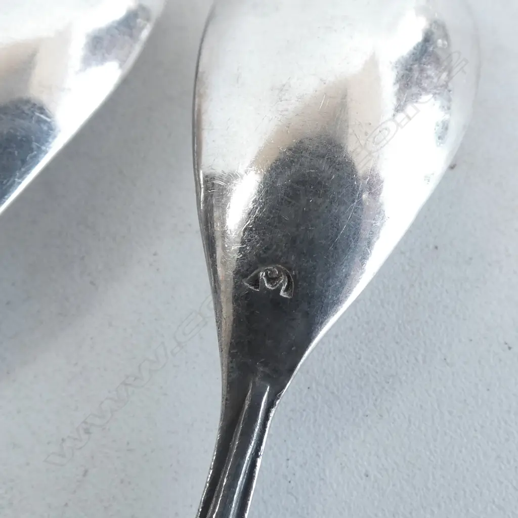 3 STG SILVER SPOONS 39gms + 7 OTHER SPOONS Image 1++