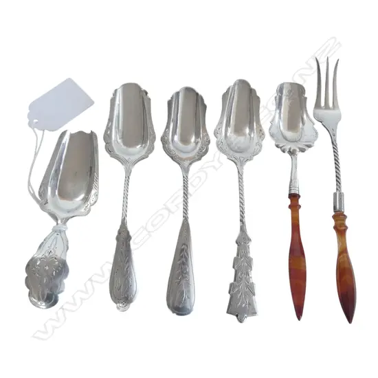6 PCES DUTCH SILVER CUTLERY, 64gms