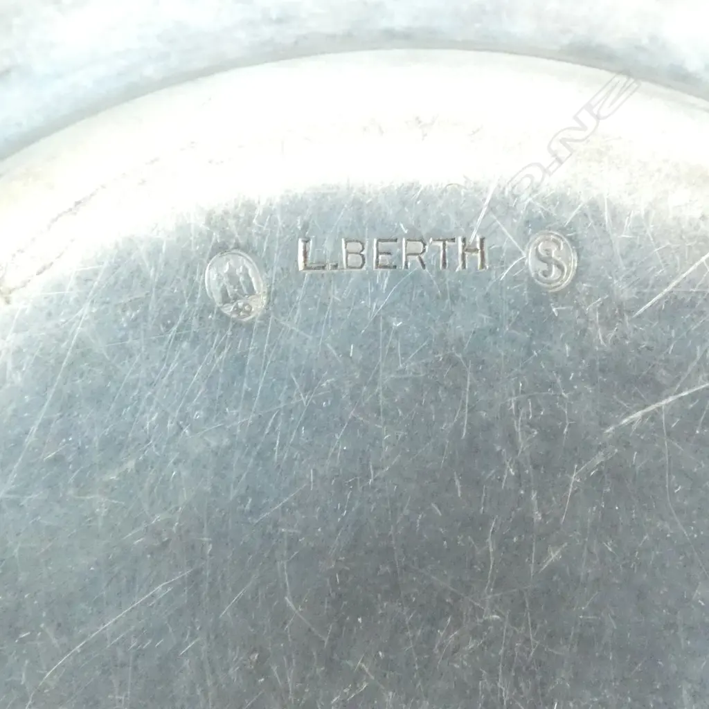 2 900 SILVER DISHES BY LAURITS BERTH DENMARK, 1946 107mm dia, 103gms Image 1++
