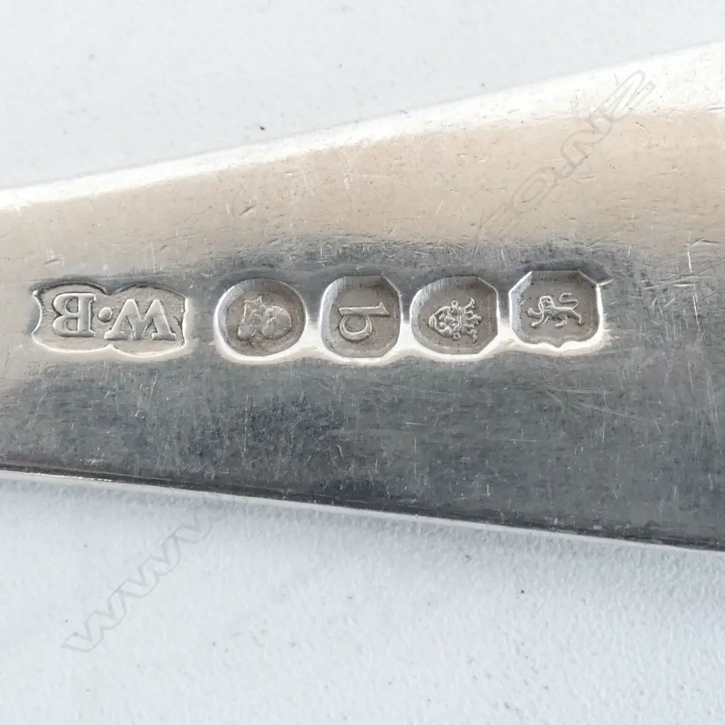 3 STG SILVER TABLE SPOONS, WILLIAM BATEMAN I, LONDON 1817 L.225mm, 213gms Image 1++