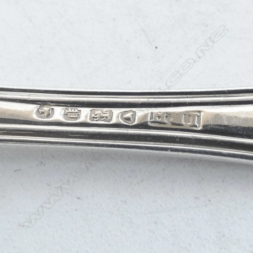 6 STG SILVER KINGS PATTERN TEASPOONS, LONDON 1850 255gms Image 1++