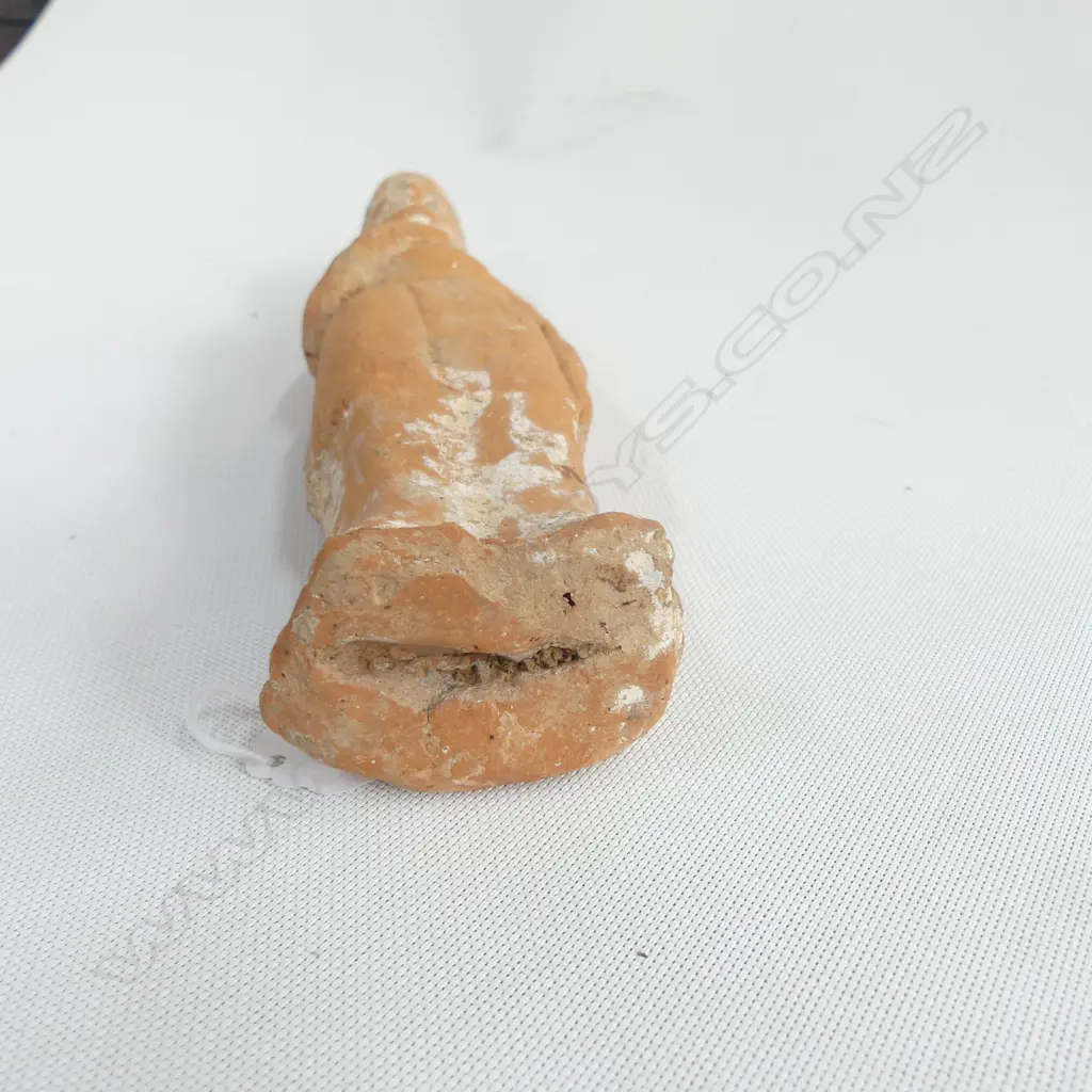 ANCIENT CHINESE TERRACOTTA FIGURE H.240mm repaired Image 1++