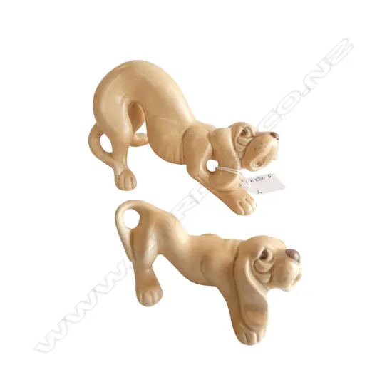 2 SYLVAC COMICAL DOGS, 100x160mm, 40x120mm