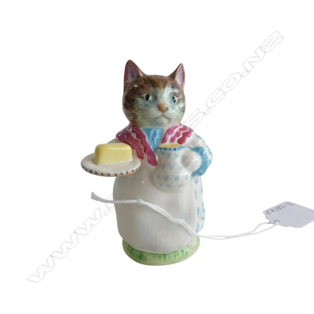 BESWICK BEATRIX POTTER 'RIBBY', H.85mm, gold backstamp 1948-1972 Image 1++