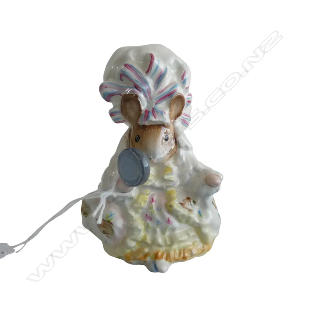 BESWICK BEATRIX POTTER 'LADY MOUSE' from the tailor of Gloucester, H.100mm, gold backstamp 1948-1972 Image 1++