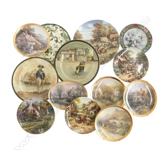 COLLECTION OF ASST. FANCY CHINA PLATE mostly royal doulton