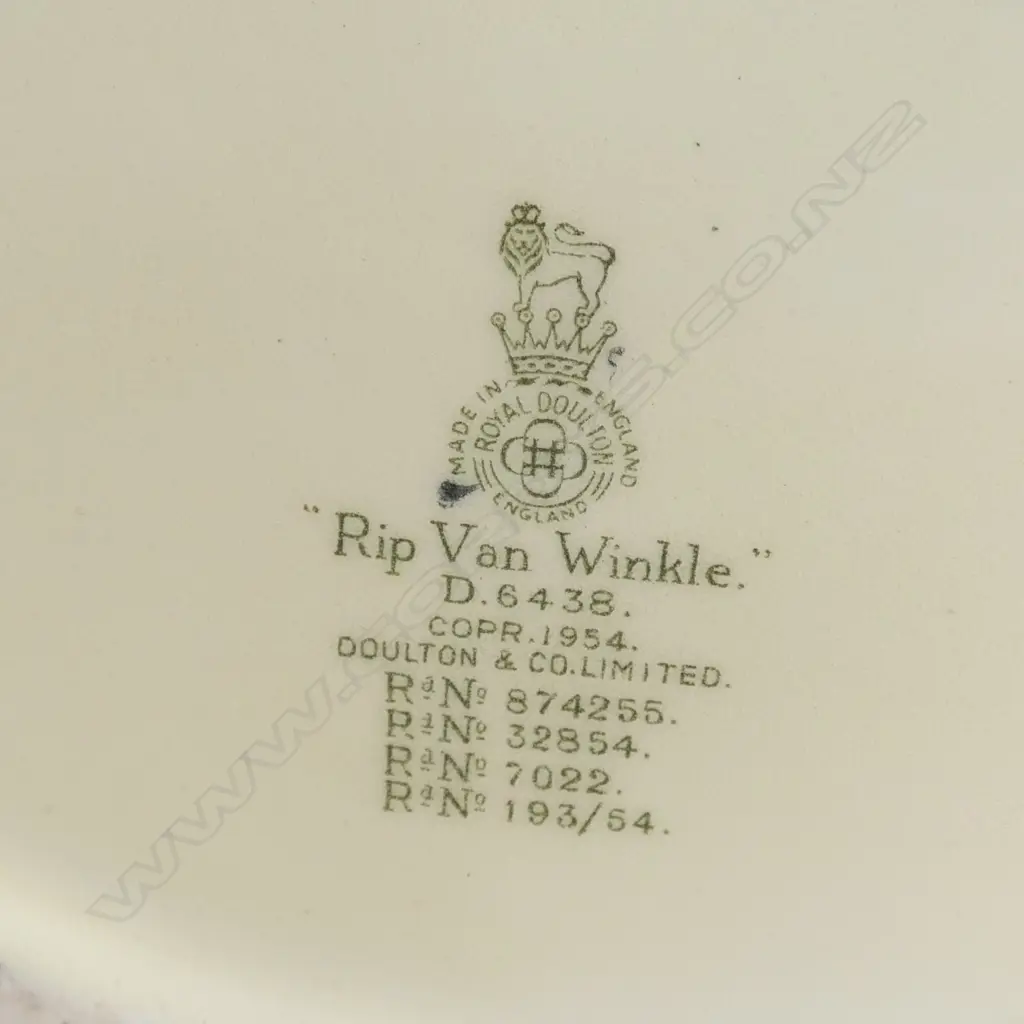 2 LARGE SIZE ROYAL DOULTON CHARACTER JUGS  RIP VAN WINKLE & BACCHUS H160MM Image 1++