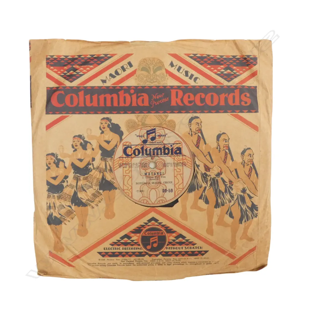 2 OLD 78 RECORDS of MAORI MUSIC, shallow chip on edge of 1 Image 1++