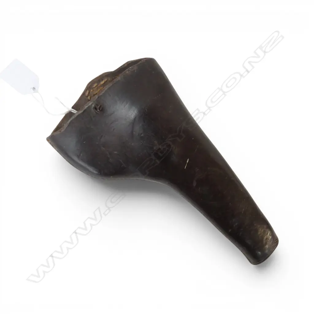 VINTAGE LEATHER HOLSTER marked H.B.P. H.250mm Image 1++