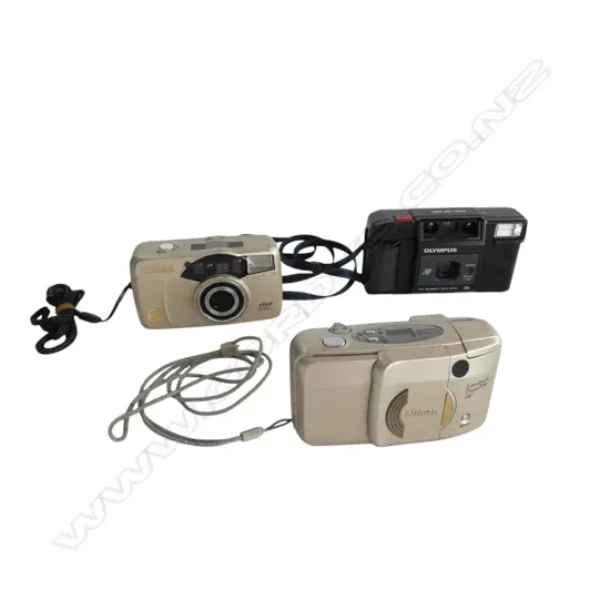 3 VINTAGE FILM CAMERAS 