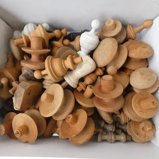 ASST. WOODEN FURNITURE KNOBS ETC