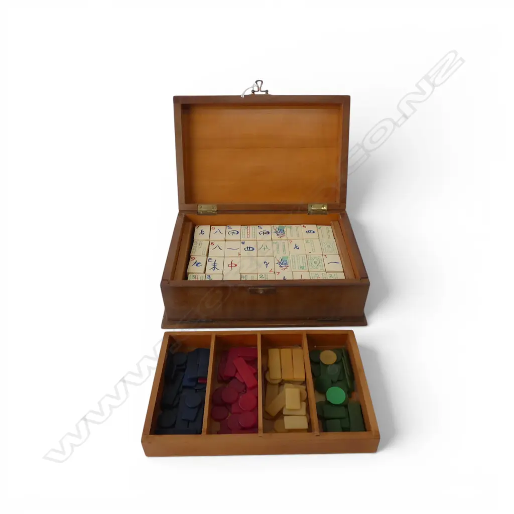 'MA JONG' SET, BOXED W.230mm Image 1++