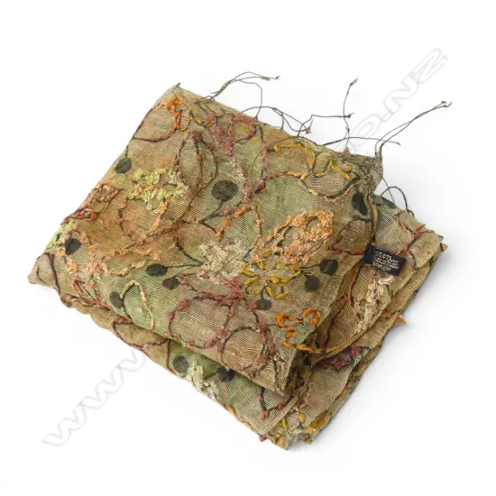 'FLEUR'S NATURAL' FINELY WORKED SCARF