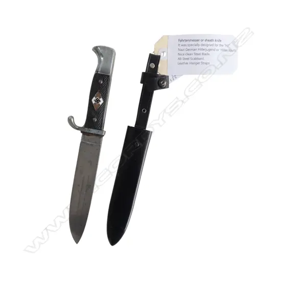 WWII GERMAN KNIFE & SCABBARD L.255mm