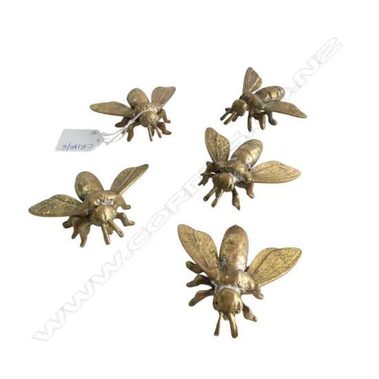 5 BRASS BUZZY BEES L.65mm