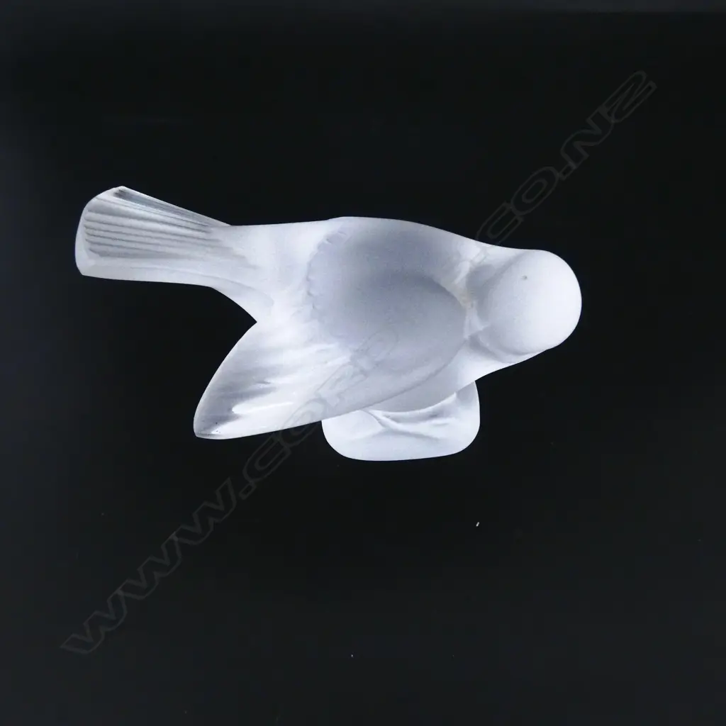 LALIQUE BIRD ORNAMENT Lalique France to base L.120mm Image 1++