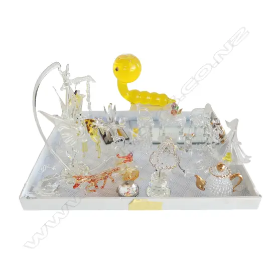 ASST. SPUN GLASS MINIATURES ETC