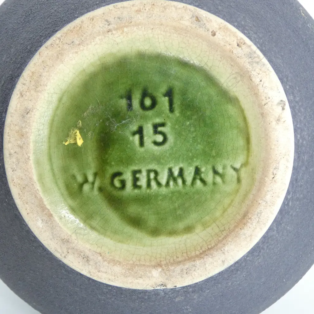 THREE MID CENT. WEST GERMAN VASES, H.245,180 & 160mm Image 1++