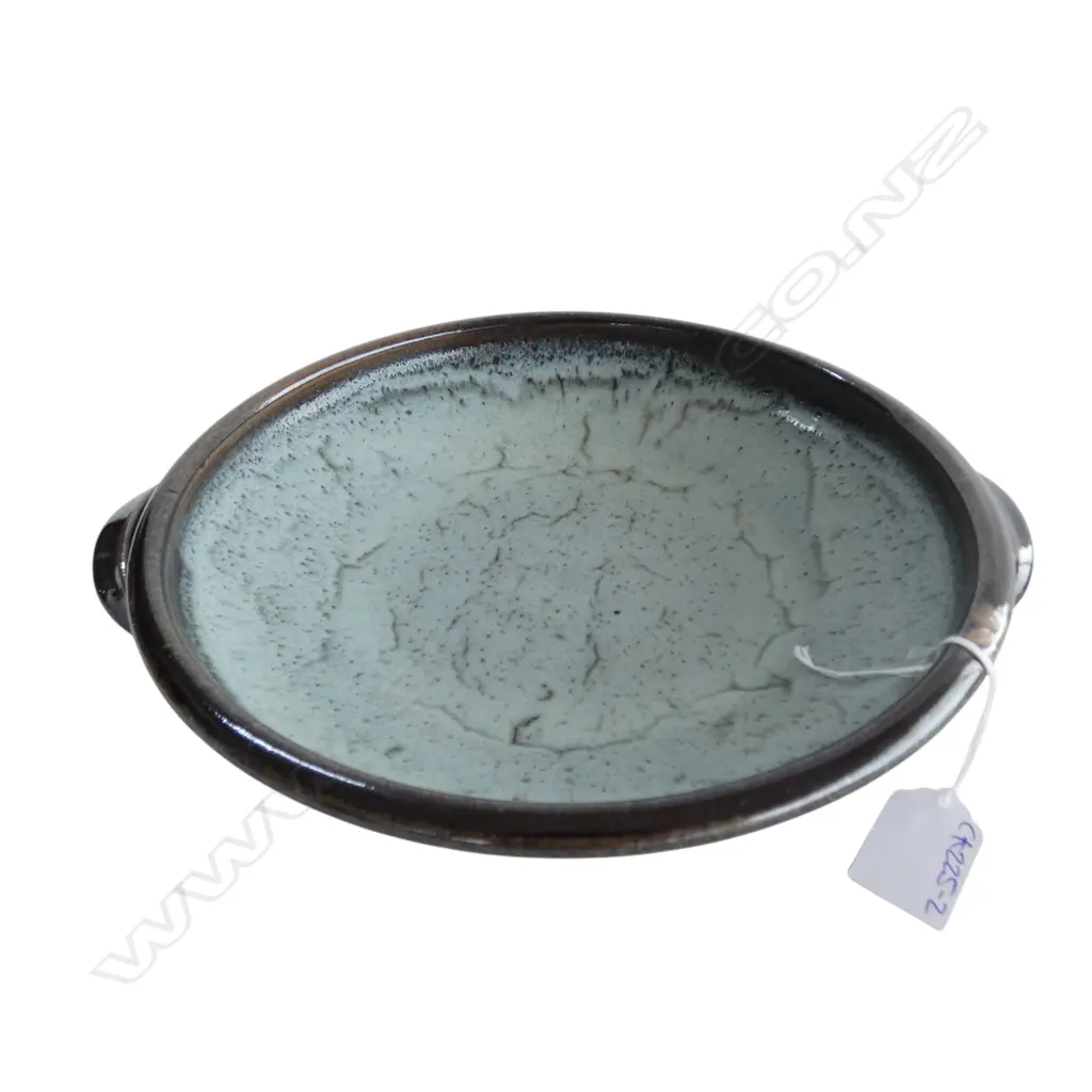 PETER STITCHBURY DOUBLE HANDLED DISH Dia.300mm Image 1++