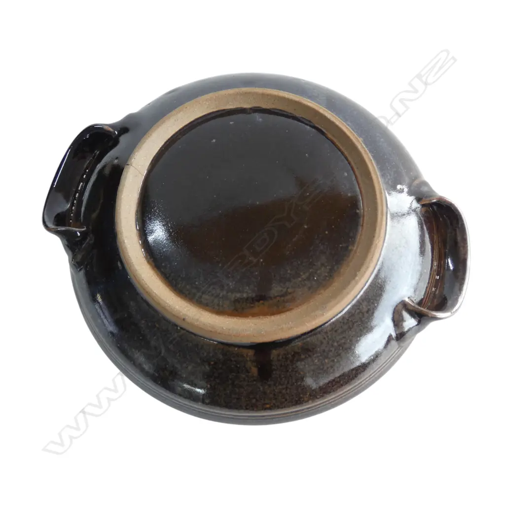 PETER STITCHBURY DOUBLE HANDLED DISH Dia.300mm Image 1++