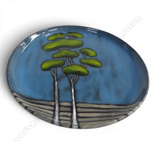 MORRIS & JAMES POTTERY PLATTER Dia.380mm