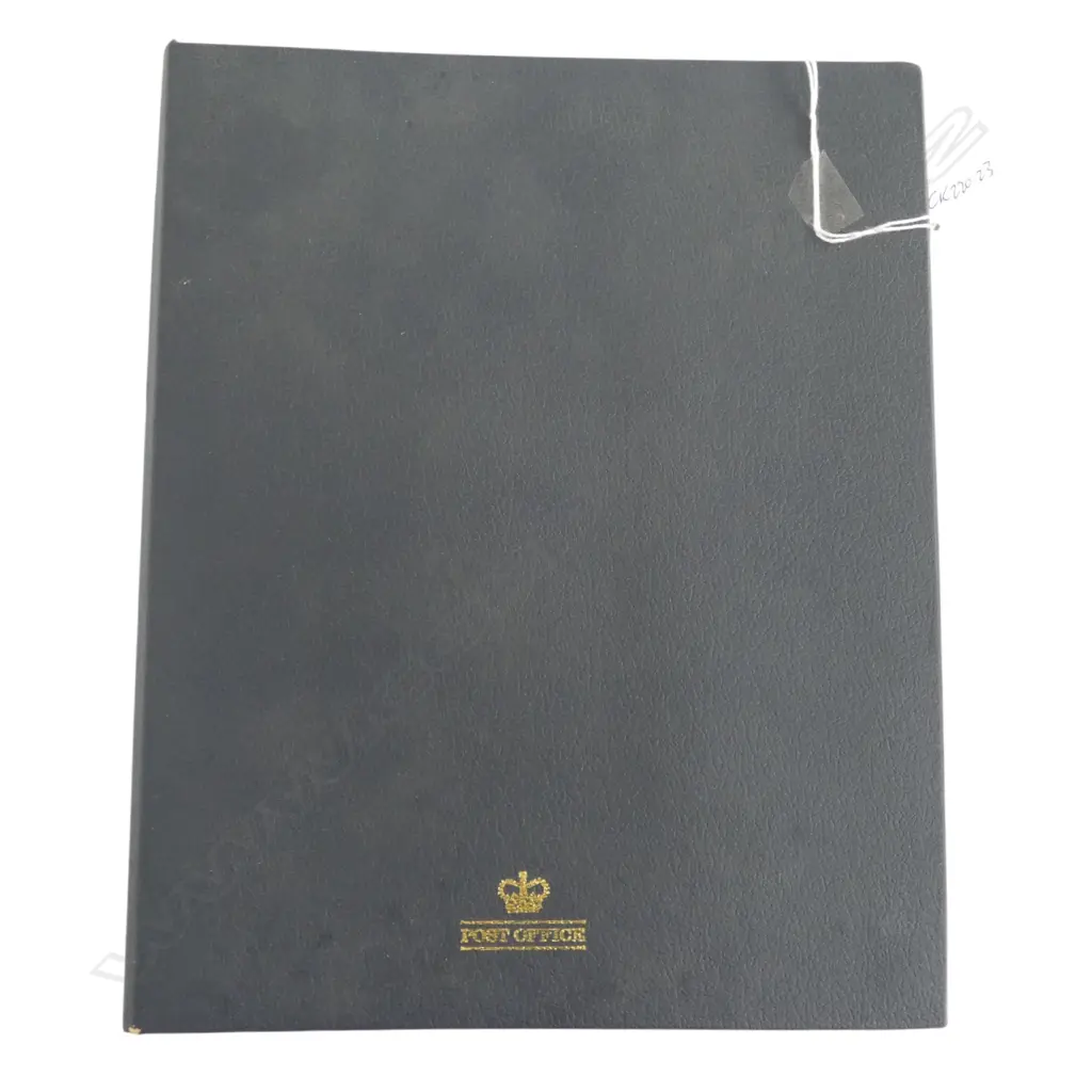 British Stamp Collection in blue Post Office binder Image 1++