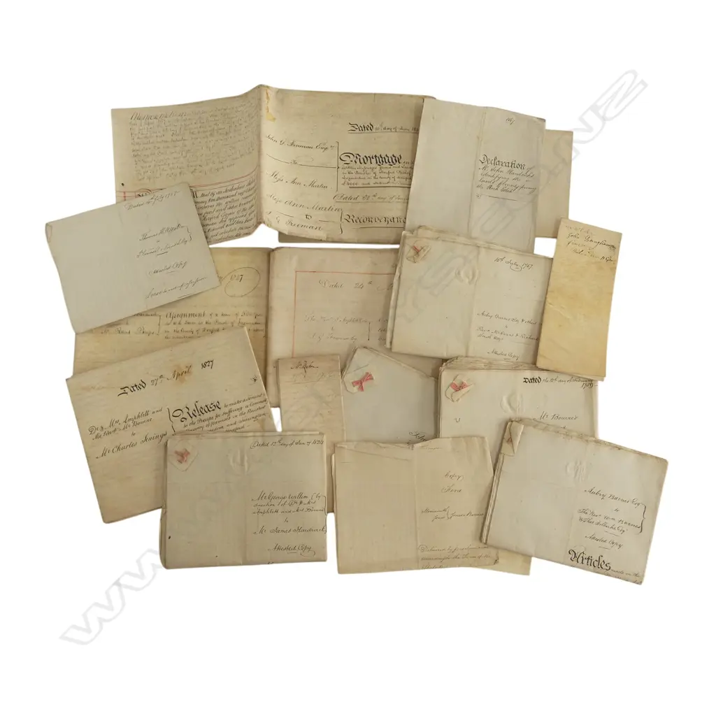 1827 Bundle of property transaction in County of Hereford Image 1++