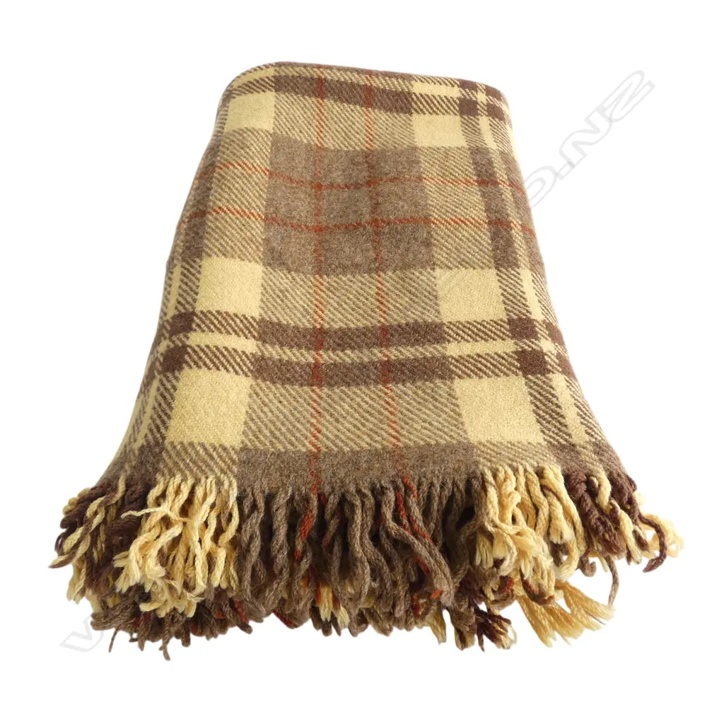 TARTAN WOOL BLANKET Image 1++