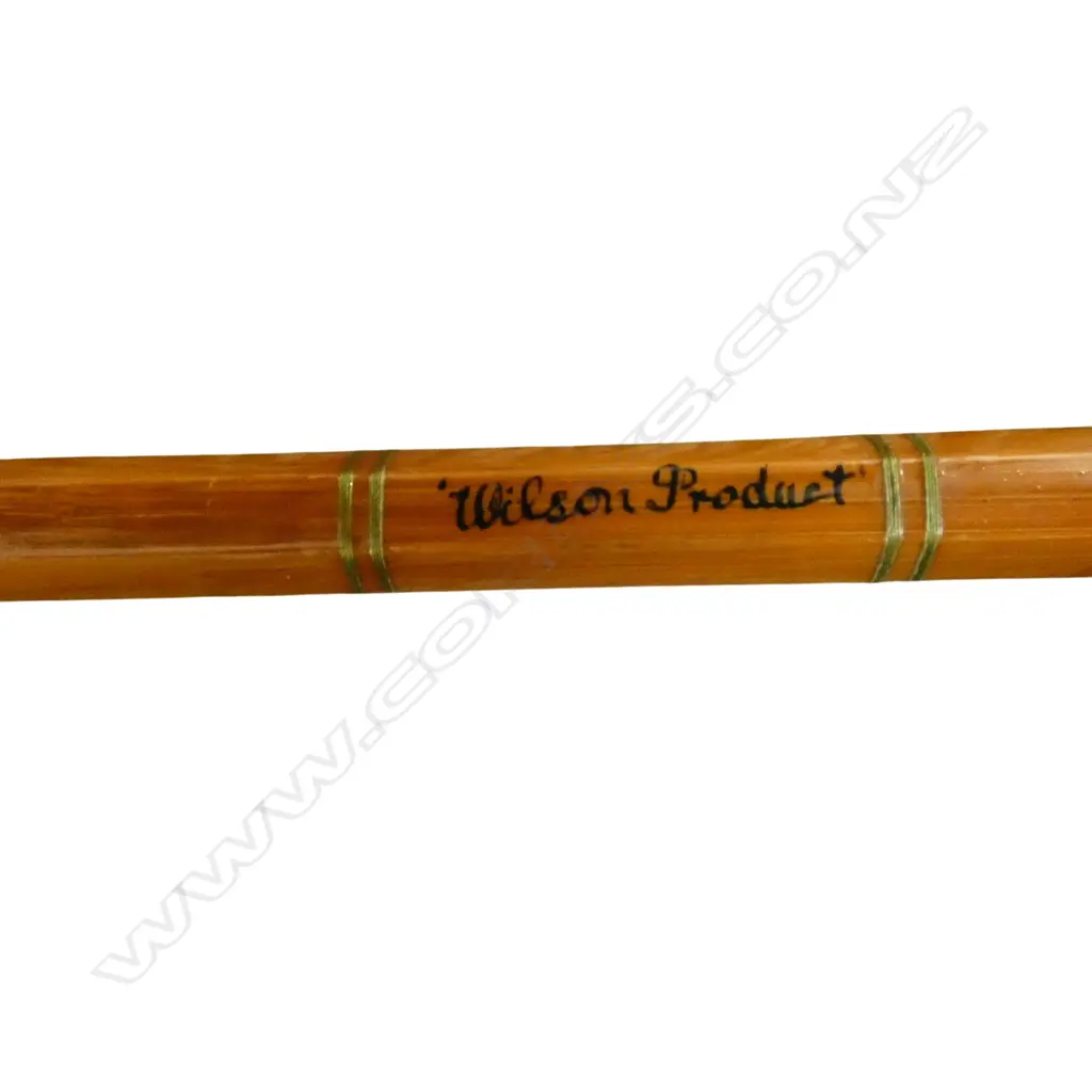 2 VINTAGE FISHING RODS ; SPLIT CANE FLY ROD, AC GRAY AUCKLAND & SWEDISH ABU SPINNING ROD Image 1++