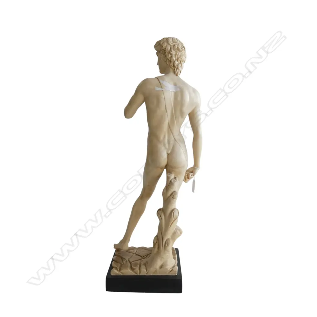 RESIN STATUE OF DAVID AFTER MICHELANGELO H.610mm Image 1++