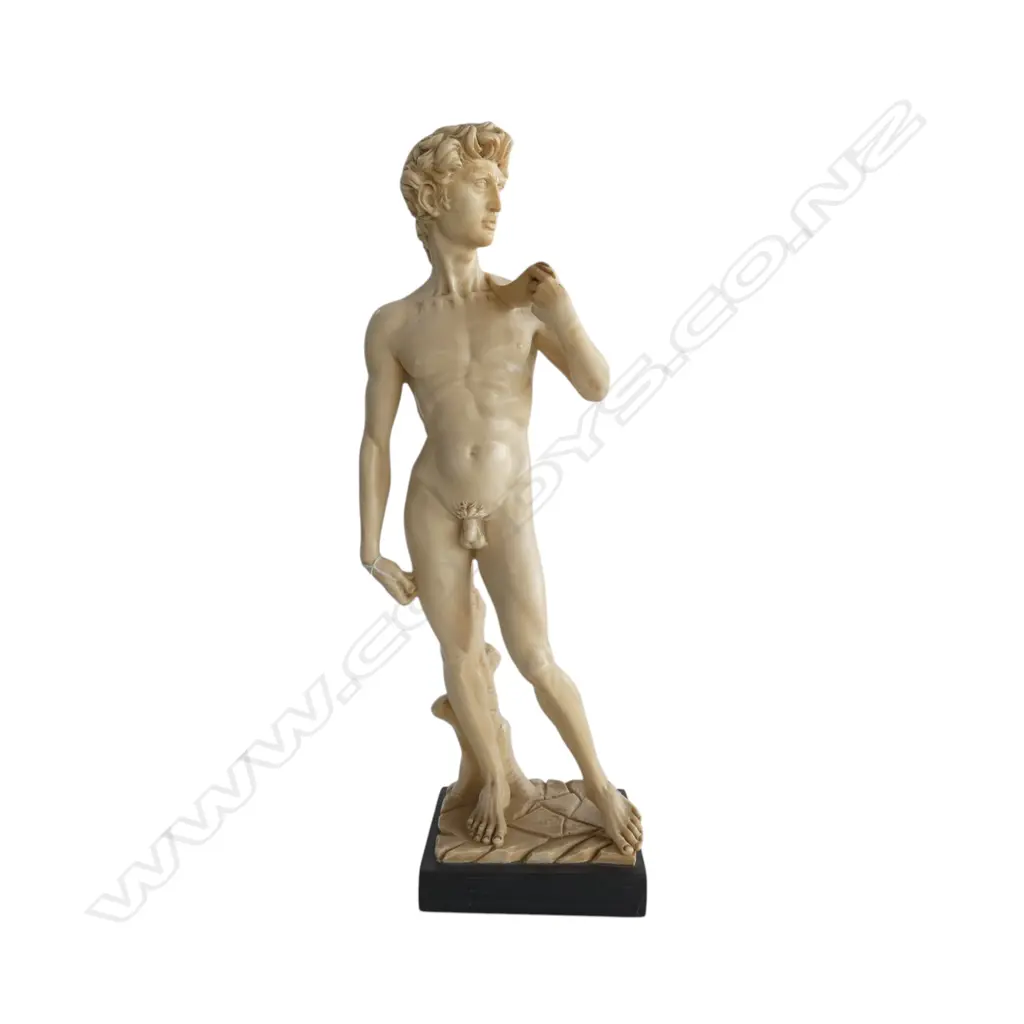 RESIN STATUE OF DAVID AFTER MICHELANGELO H.610mm Image 1++