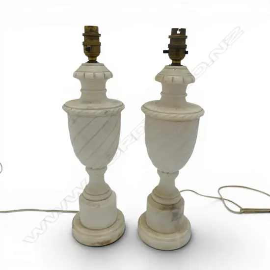 PR ALABASTER TABLE LAMPS H.420mm