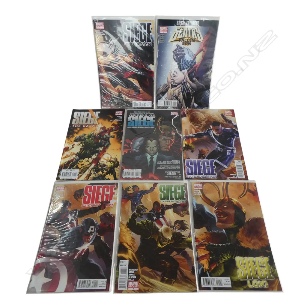 8 MARVEL SIEGE COMICS Image 1++