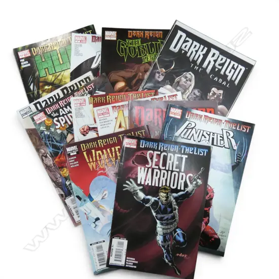 12 COMICS; MARVEL DARK REIGN THE LIST SIEGE