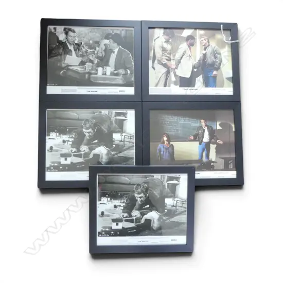 SET OF 5 DAYBILL COLOUR THE HUNTER MOVIE POSTERS H200 W240 USA LITHOS