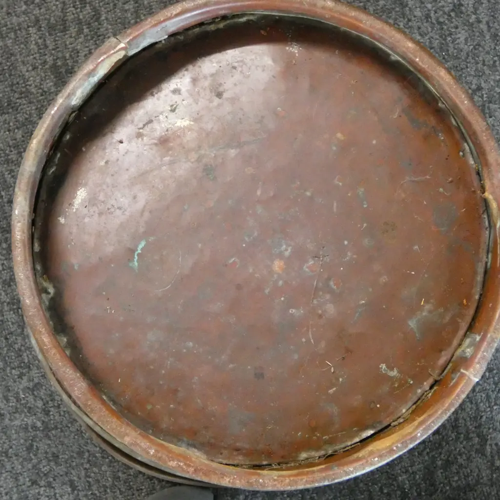 VINTAGE COPPER BUCKET H.280mm, 350mm dia Image 1++