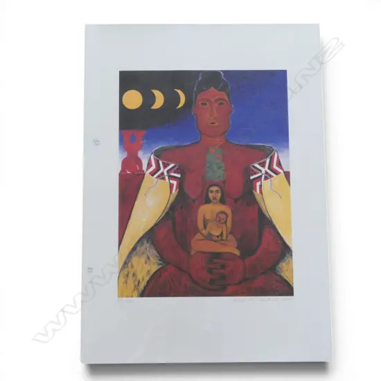 ROBYN KAHUKIWA PRINT, SIGNED & DATED 2000 100/245 400x295mm (IMAGE SIZE)